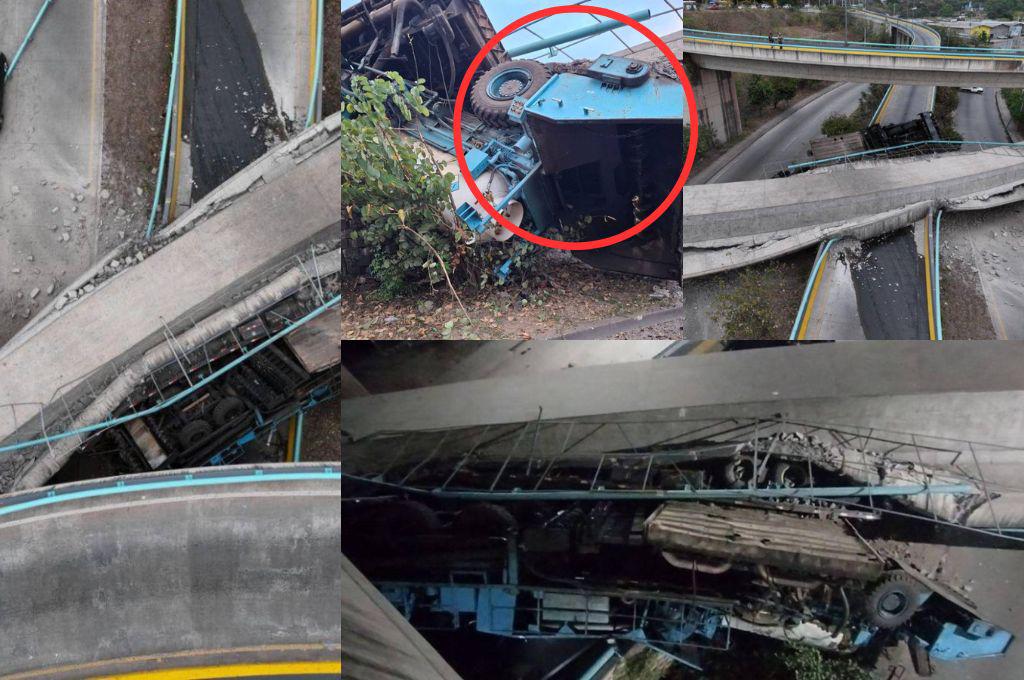 La razón por la que puente a desnivel colapsó en el Anillo Periférico de Tegucigalpa: ¿hubo muertos?