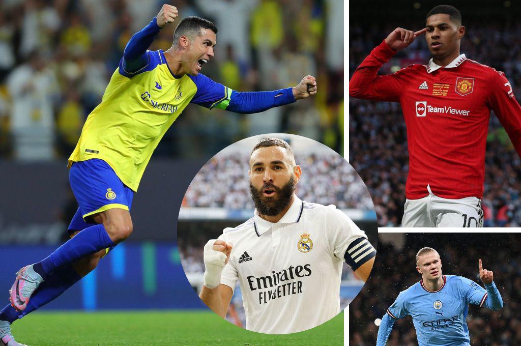 Cristiano Ronaldo y Benzema sorprenden: estos son los máximos goleadores en 2023 tras el Mundial ¿Y Messi?