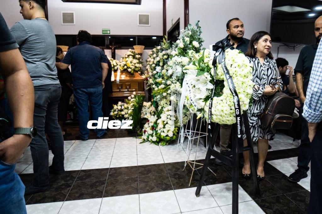 Luto, lágrimas y tremendo respaldo de jugadores y directivos en la sala velatoria de Orinson Amaya, presidente de Marathón