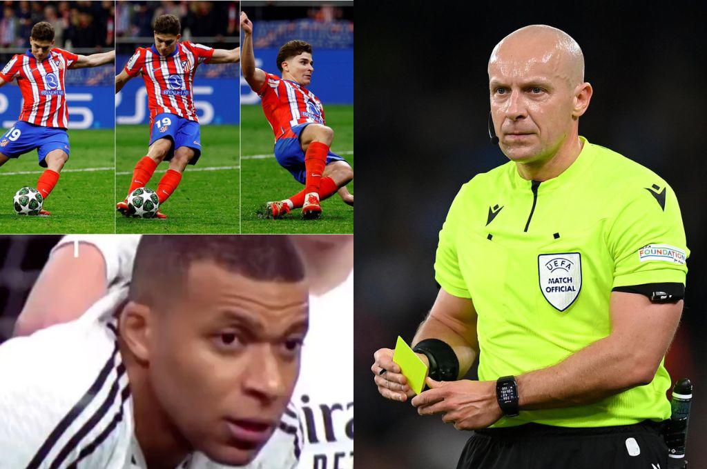 Árbitro de la polémica cuenta la verdad sobre el penal anulado a Julián y lo que revela de Mbappé: “99% de posibilidad”
