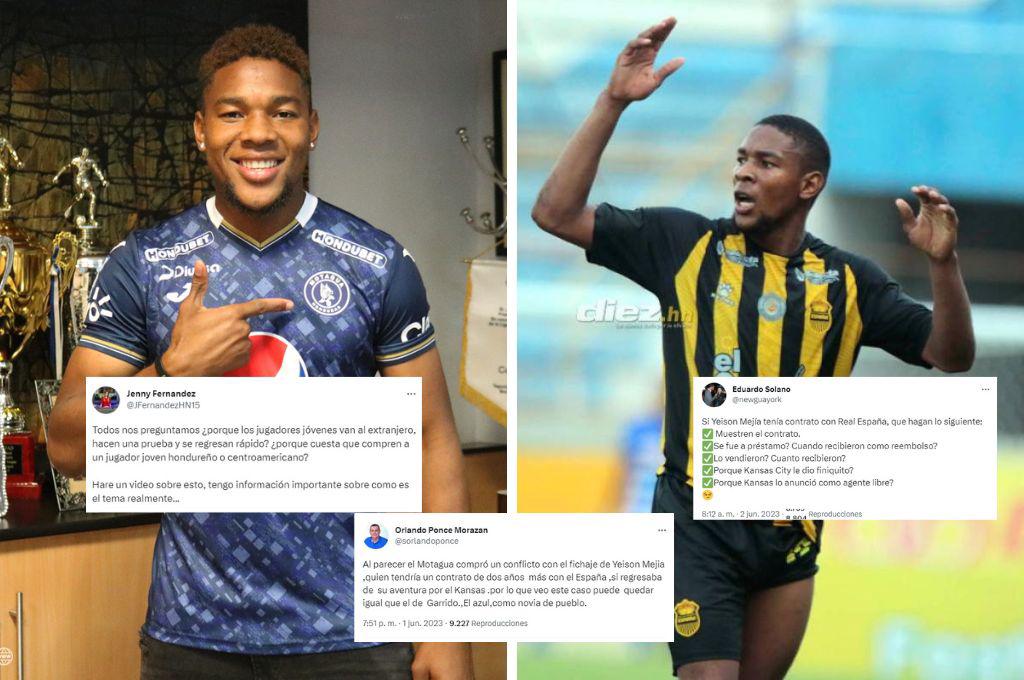 Lo que dice la prensa sobre la polémica entre Yeison Mejía, Motagua y Real España: “Siguen siendo mal asesorados”