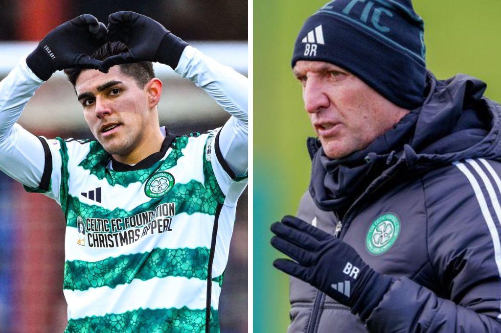 ¡Rendido a Luis Palma! La reacción de Brendan Rodgers tras el último golazo del hondureño con el Celtic