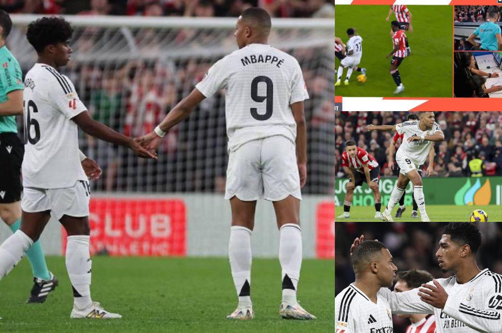 Mbappé falló y Bellingham hizo esto; la polémica y Fede Valverde hundido tras su error en el Athletic - Real Madrid