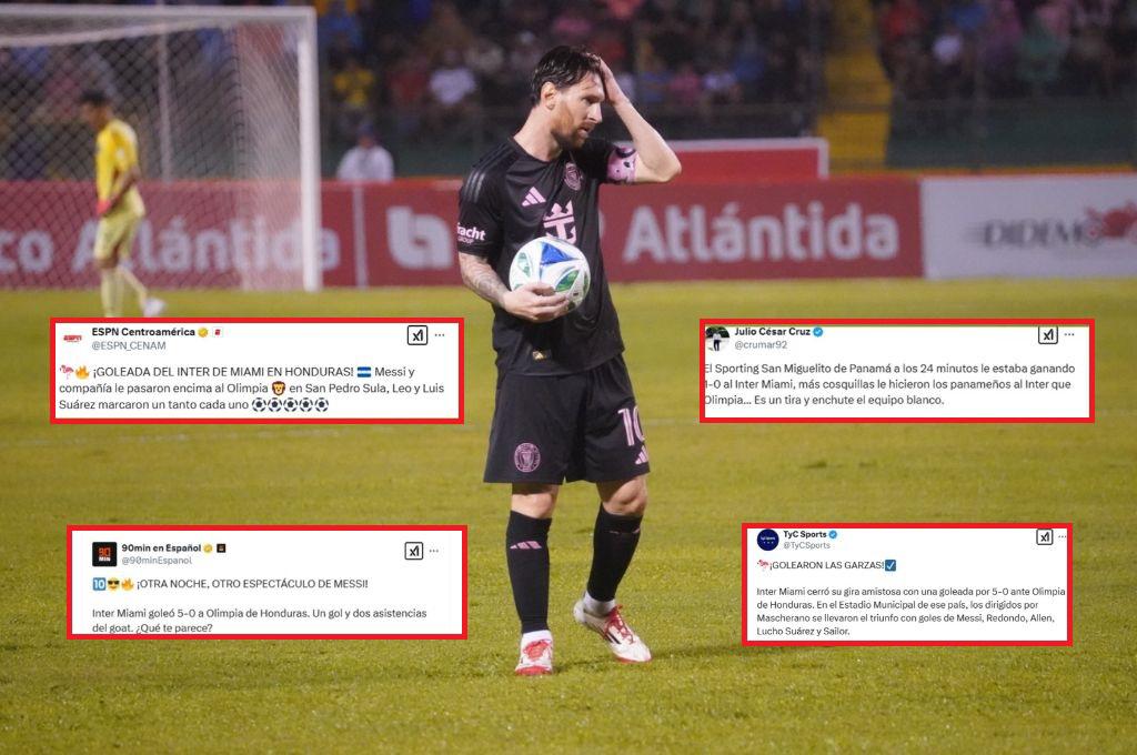 ¿Qué dicen de Olimpia? Así reaccionó la prensa tras el partidazo de Messi en Honduras y por esto recuerdan Panamá