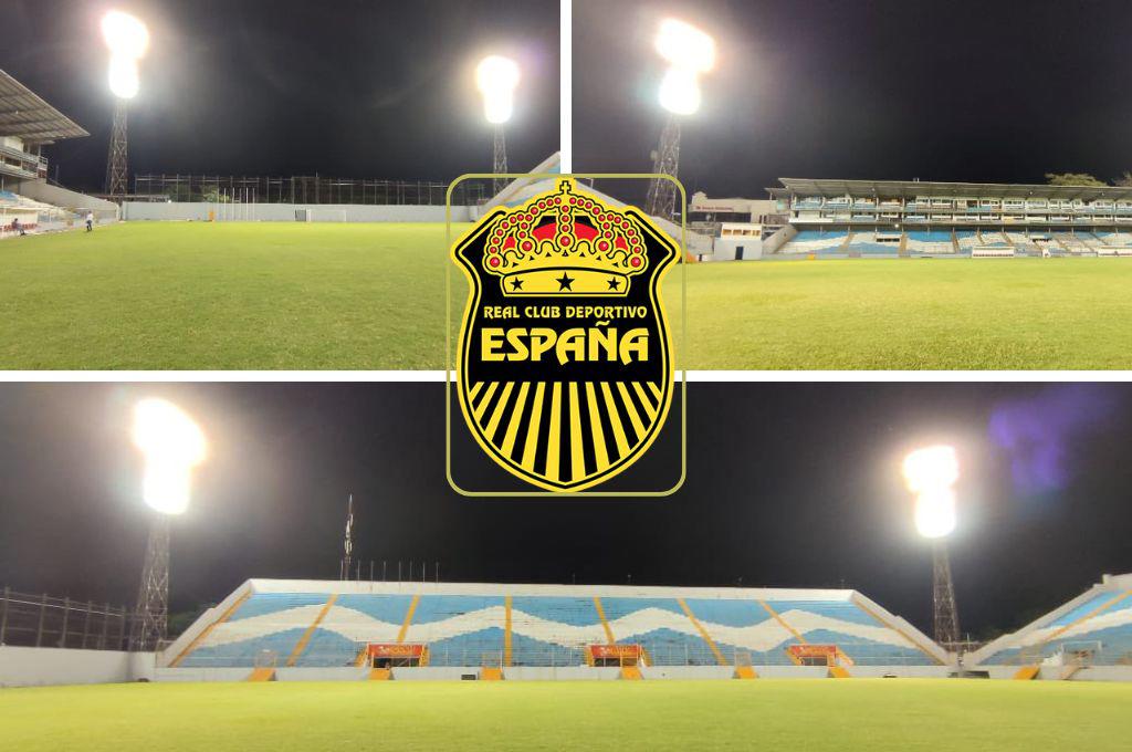 Real España realiza fuerte inversión y refuerza la iluminación del estadio Morazán para sus juegos de local