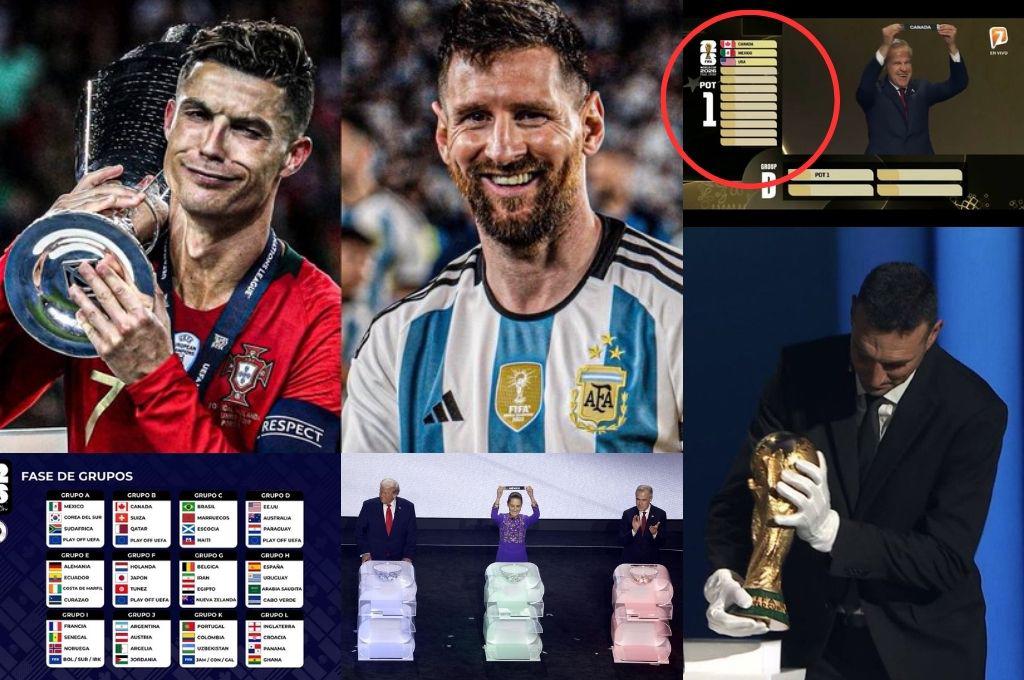 El tremendo error que nadie vio en el sorteo, FIFA anuncia lo inesperado en el Mundial 2026: Messi y Cristiano se enfrentarían