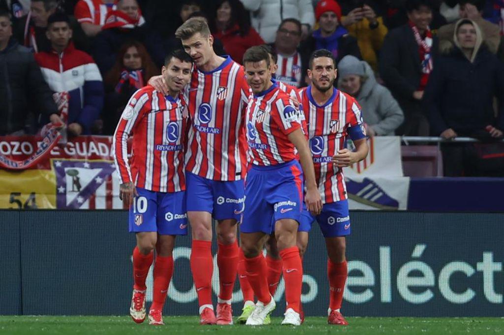 Tremenda goleada del Atlético en la Copa del Rey, clasifican a semifinales y avisan al Real Madrid de cara al derbi