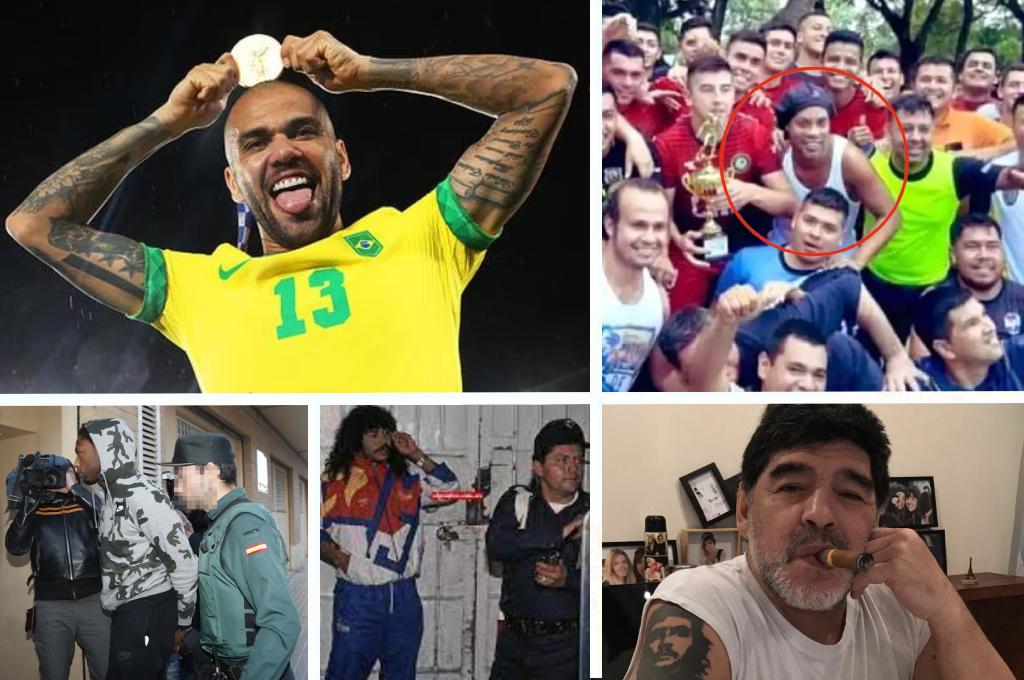 ¡Dani Alves se suma! El 11 de los jugadores que han ido a la cárcel: uno ganó un torneo en prisión y el máximo ganador de títulos