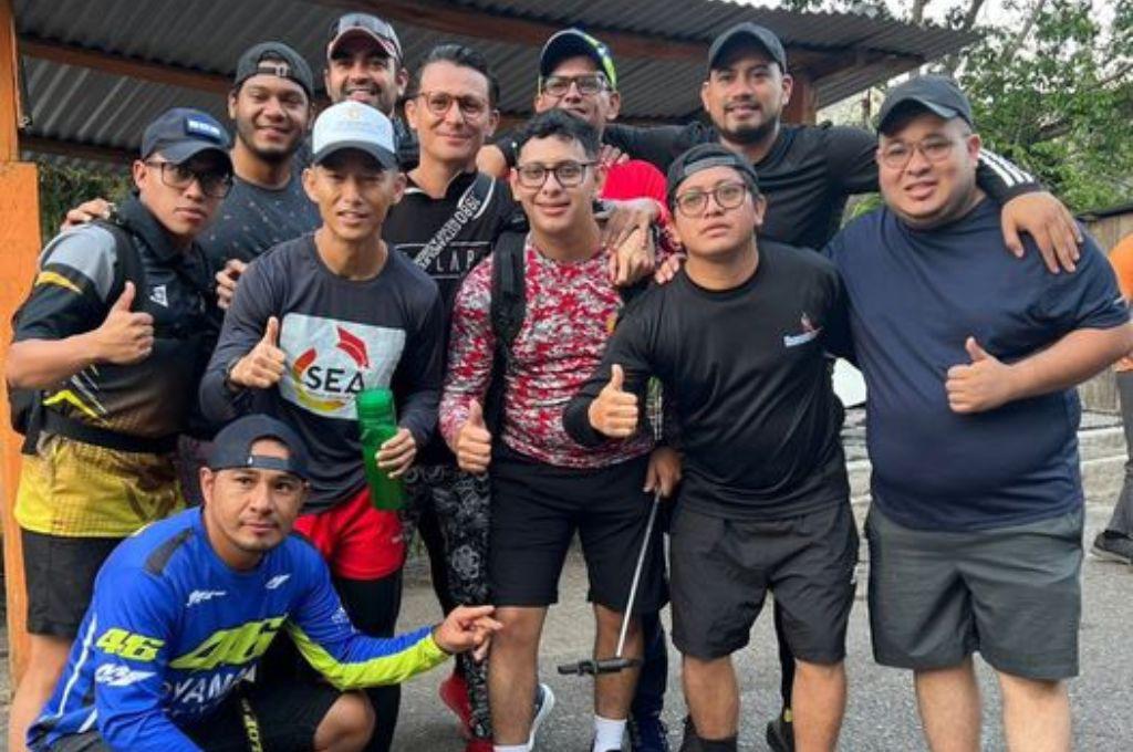 Desmayados y apoyo total del pueblo hondureño: Así va la ruta de 250 KM de Shin Fujiyama para construir una escuela en la UNAH