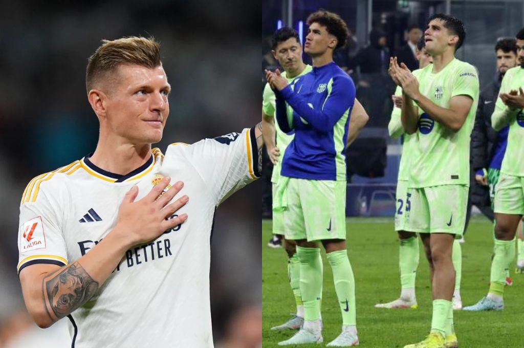Kroos señala a uno de los culpables de la eliminación del Barcelona: Él no es mejor; no tiene la velocidad...