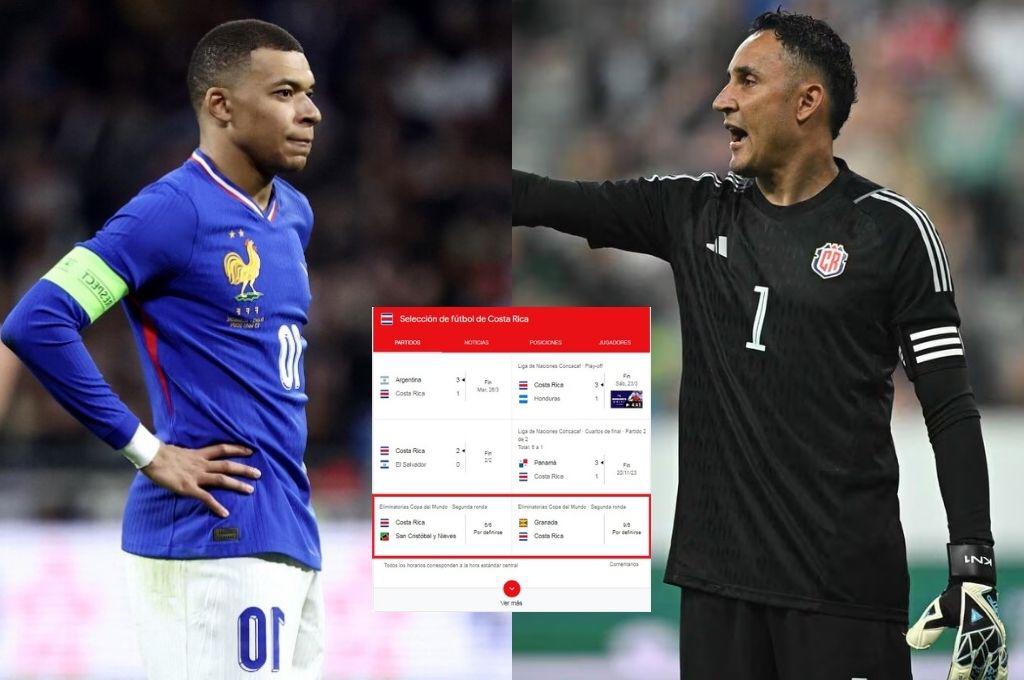 El impensado motivo por el que Costa Rica rechazó jugar partido amistoso contra la Francia de Kylian Mbappé