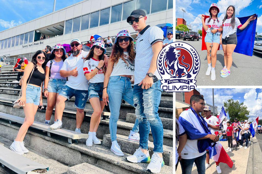 Belleza hondureña invade el Memorial Stadium de Durham para presenciar el amistoso Olimpia vs Comunicaciones