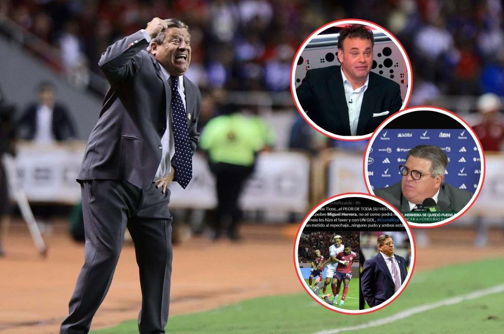 Una gran chambonada: Faitelson no lo perdona; la prensa apunta al Piojo Herrera tras su fracaso con Costa Rica