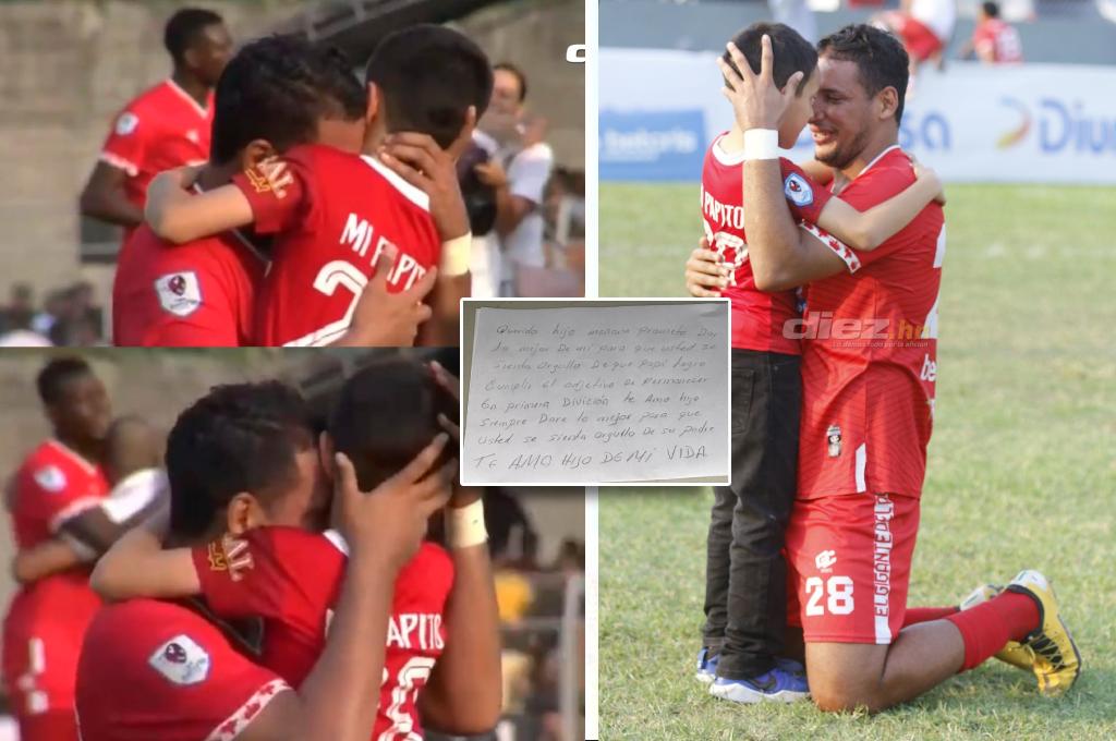 Por esto rompió en llanto: la emotiva carta de César Oseguera a su hijo antes de jugarse la permanencia en Liga Nacional