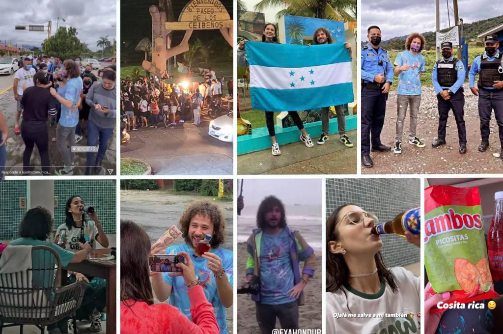 ¡Escoltado, aclamado y visitó cuatro ciudades! Así vivió el youtuber mexicano Luisito Comunica su primer día en Honduras