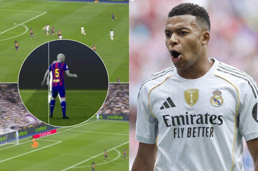 Real Madrid - Barcelona: la razón por la que el VAR anuló un golazo de volea a Kylian Mbappé y la respuesta del francés