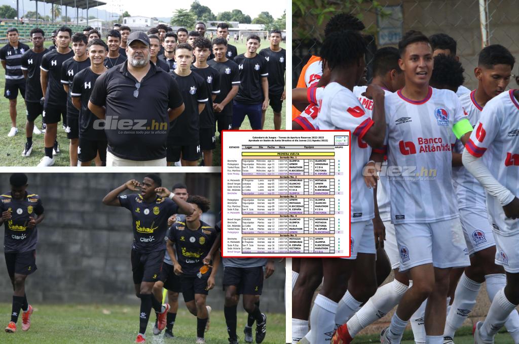 Calendario y formato: Torneo de Reservas en Honduras arranca este miércoles, un mes después de iniciado el Apertura en Liga Nacional