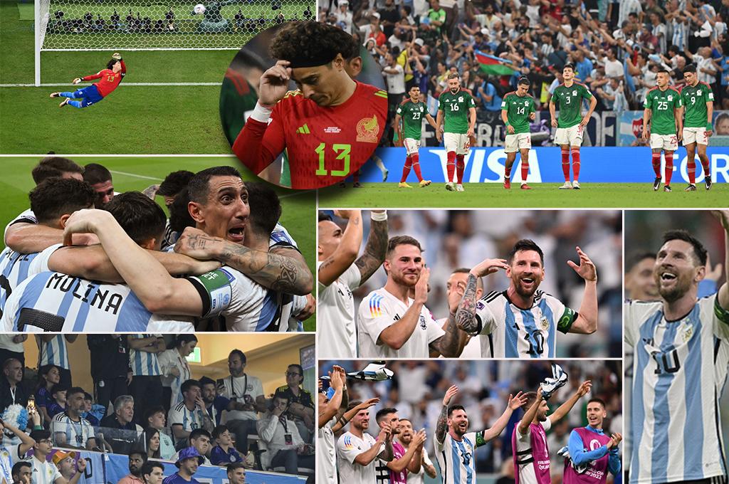 El dolor de los mexicanos y el festejo de Messi por el triunfo de Argentina en el Mundial; así fue captada Antonela Roccuzzo en el estadio