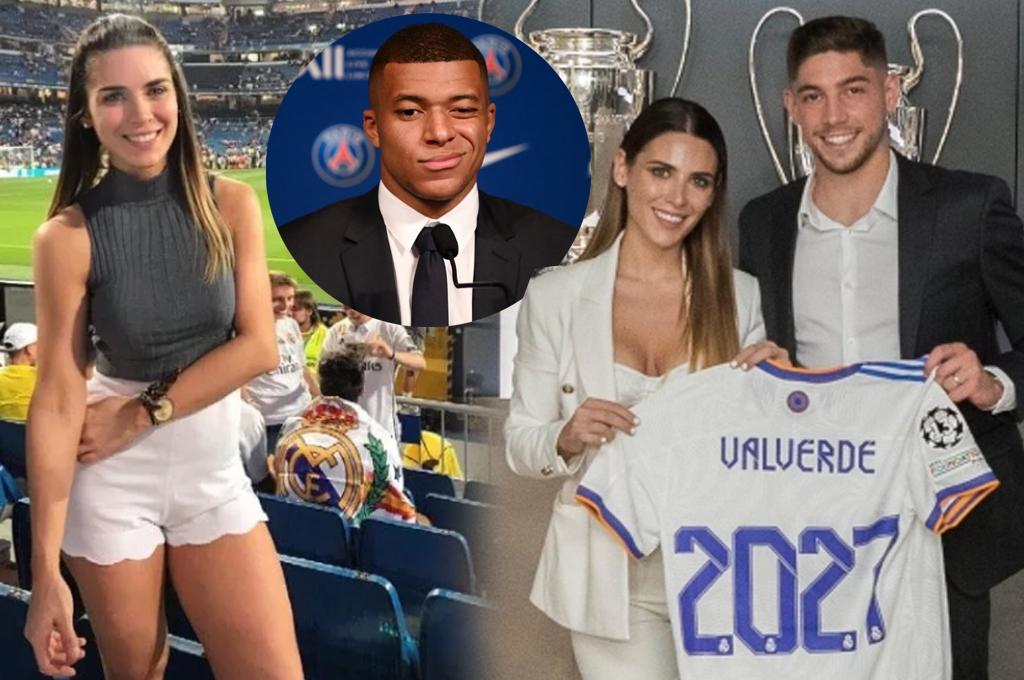 El ‘dardazo’ de la bella novia de Fede Valverde a Mbappé por dejar plantado al Real Madrid