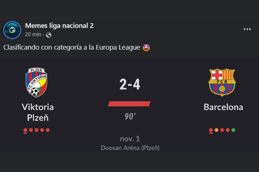 Los memes más divertidos sobre el Barcelona a la Europa League y la eliminación del Atlético de Madrid de torneos europeos