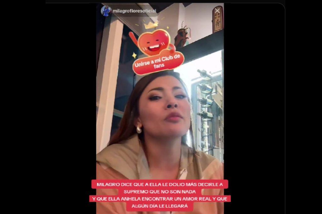 Milagro Flores baja de las nubes a Supremo y confirma lo peor de todo: Usted puede hacer lo que quiera, no somos nada...