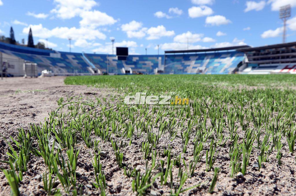 ¡Una belleza! Así luce el estadio Nacional Chelato Uclés con la implementación del césped sintético ¿Cuándo estará listo?