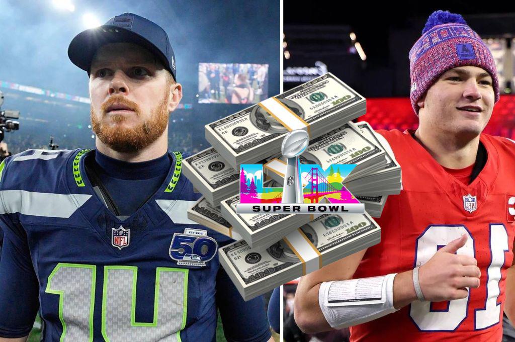 Super Bowl 2026: mientras Drake Maye gana 9 millones en New England, este es es el salario de Sam Darnold en Seahawks