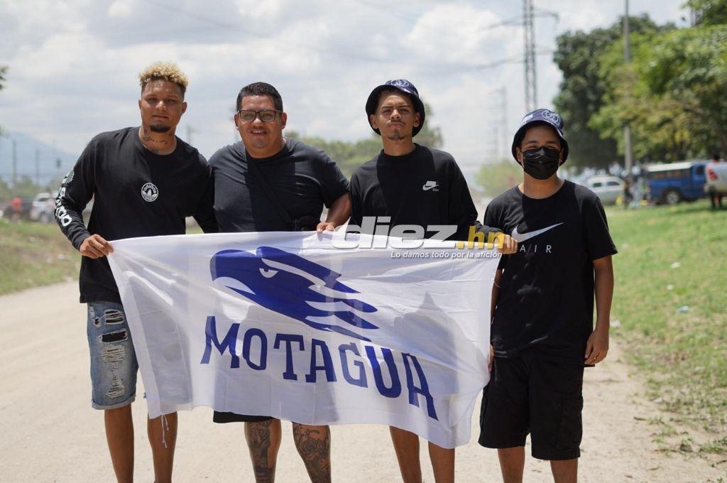 Muchos hinchas del Motagua y bellas mujeres en el estadio Olímpico de San Pedro Sula para disfrutar de la gran final