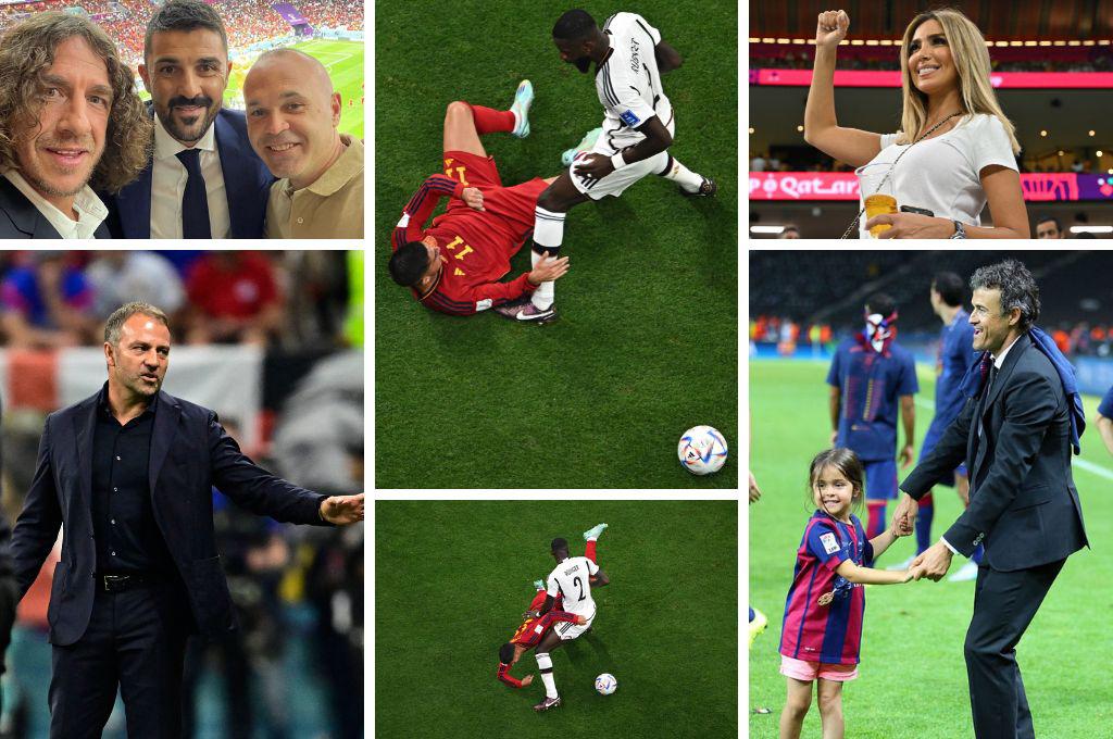 La cacería de Rüdiger, las palabras de Luis Enrique para su hija y el enojo de Hensi-Flick en el empate ante España