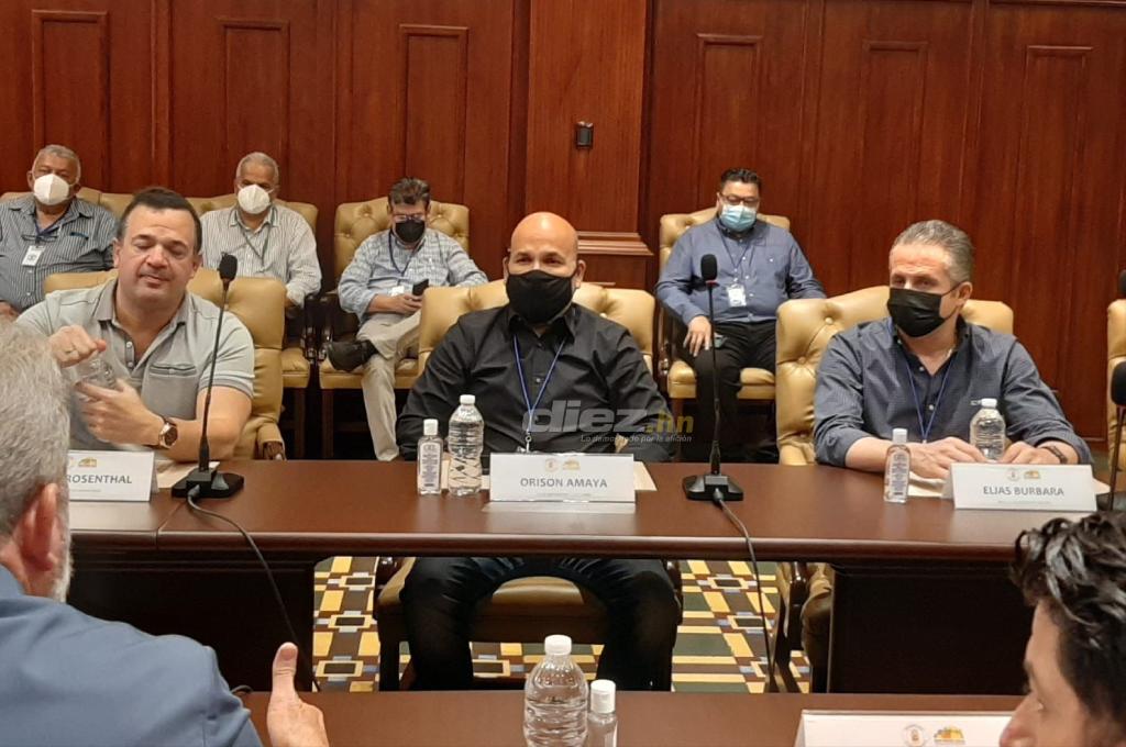 Finaliza reunión entre dirigentes del Real España y Marathón con el alcalde; Yankel Rosenthal estuvo presente en la Municipalidad