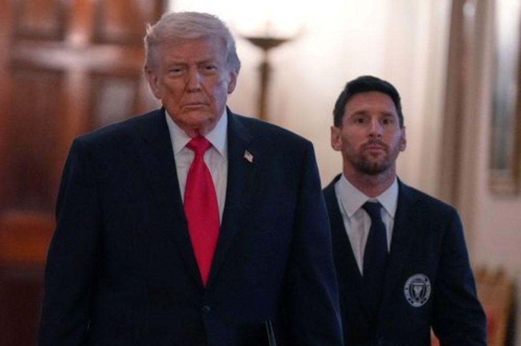 Trump se mete a la polémica y revela quién es el mejor jugador de la historia enfrente de Messi: No debería decir esto, pero...