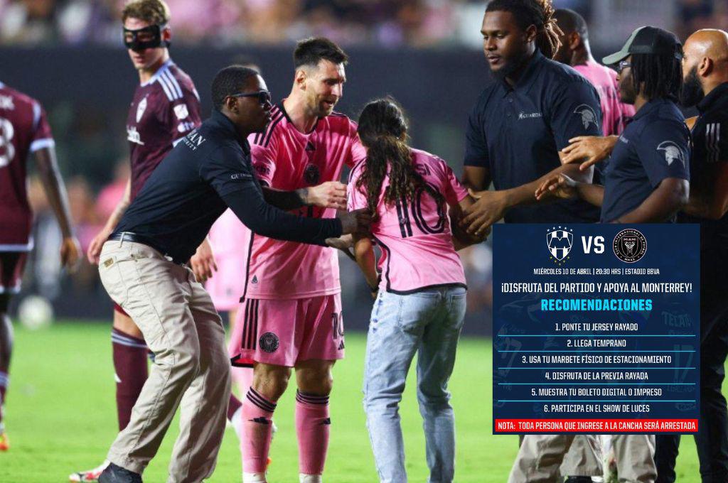 Todo por Messi: Monterrey confirma el duro castigo a aficionados que decidan invadir el campo ante Inter Miami