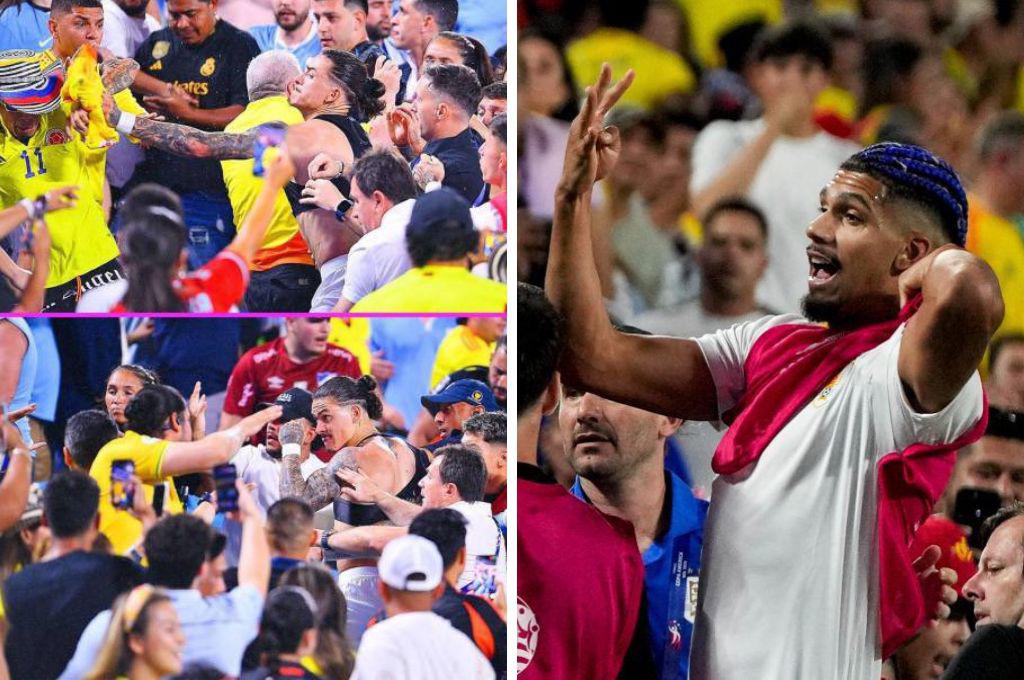 Conmebol y su duro castigo a 11 jugadores de Uruguay por escandalosa pelea en la Copa América 2024 con aficionados