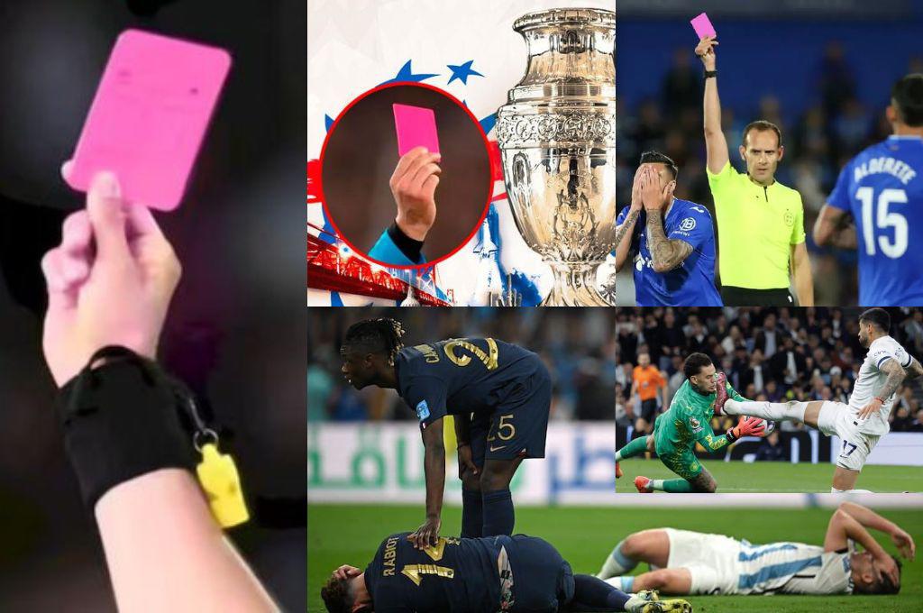 La tarjeta rosa llega al fútbol y se estrena en Copa América 2024: ¿Para qué sirve y cuándo se usará la nueva regla de FIFA?