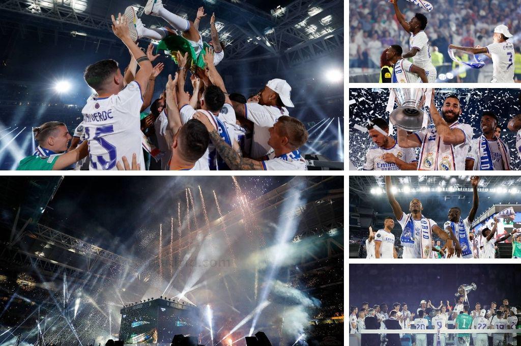 Las otras imágenes del festejo del Real Madrid: Homenaje brutal a Marcelo e Isco y la sorpresa que se llevó Bale