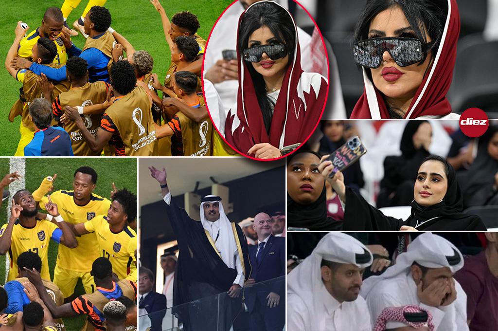Las preciosas qataríes, el festejo de Ecuador tras arrancar con triunfo el Mundial y el verdadero dueño del PSG estuvo presente
