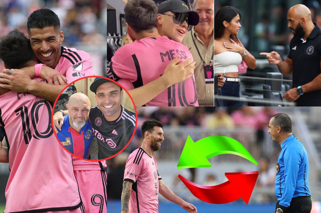 A Messi le cambiaron el árbitro, el amigo inesperado que visitó a Leo y el guardaespaldas del ‘10’ sorprende con foto histórica