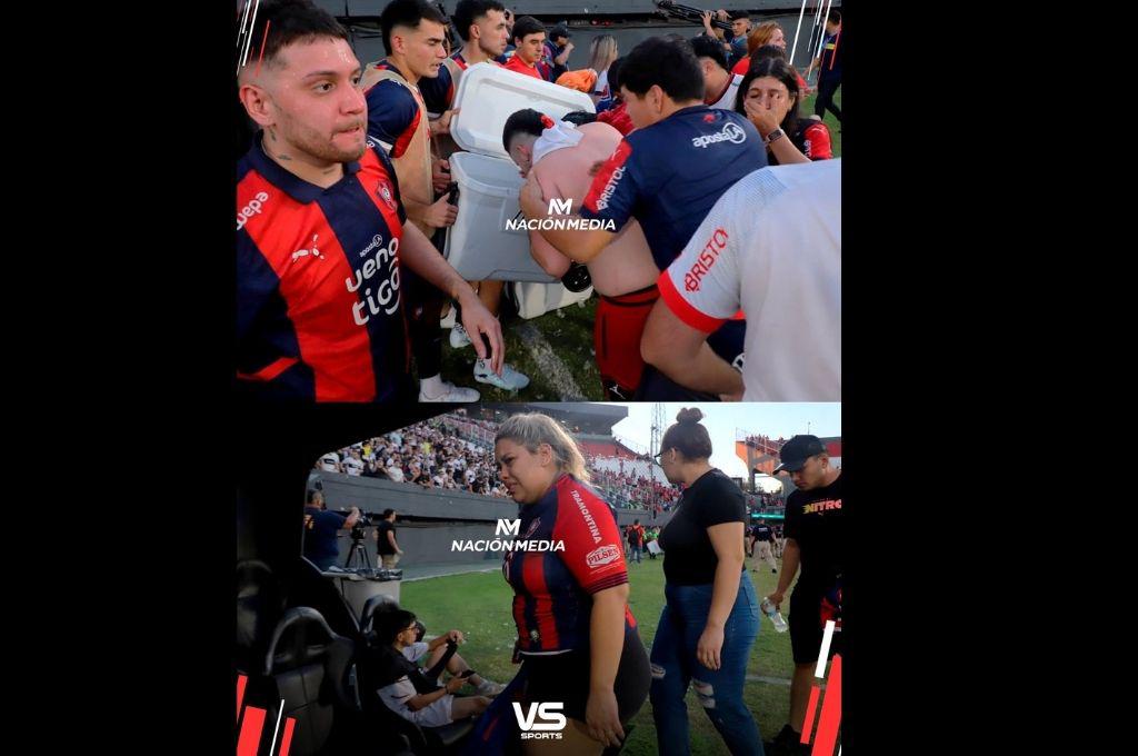 Le dispararon en toda la espalda: así fue el terrible incidente entre la barra y policías en el clásico Olimpia vs Cerro Porteño