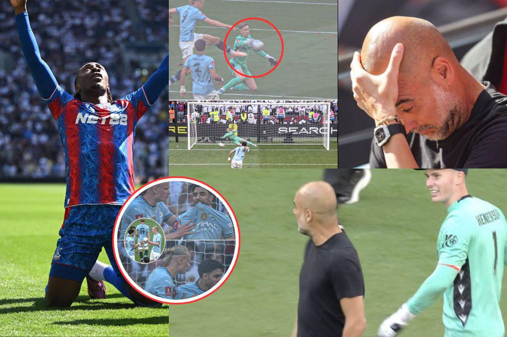 Se burlaron de Guardiola al finalizar el partido, el error del VAR y el máximo culpable de la derrota del City ante el Crystal Palace