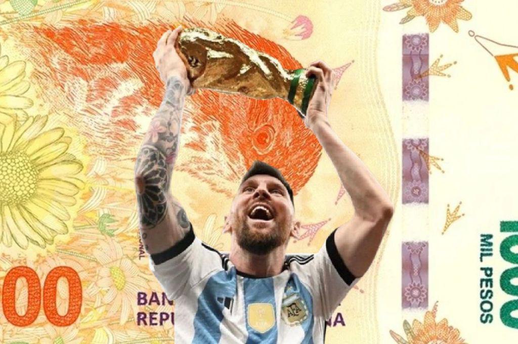 ¿Billetes con la cara de Messi? Banco de Argentina lo propone su circulación tras ganar el Mundial en Qatar 2022