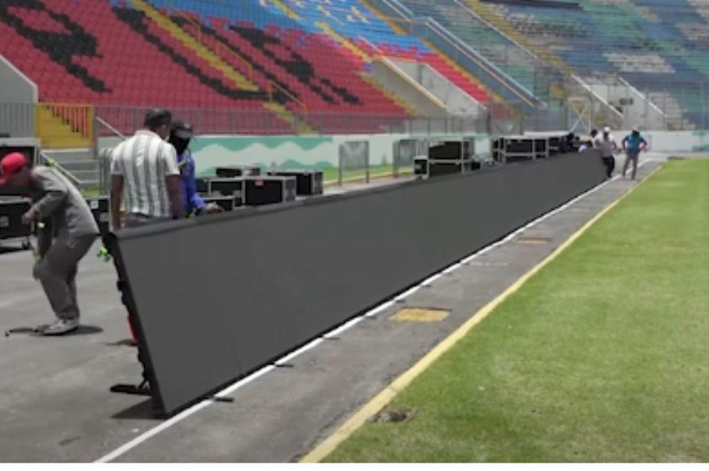 ¡Con toda la tecnología! Estadio Nacional Chelato Uclés contará con nuevo sistema de seguridad y así instalan las vallas led