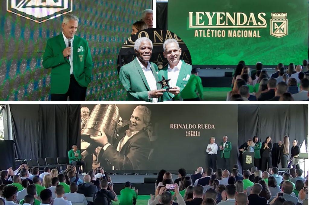 Reinaldo Rueda es sorprendido con tremendo homenaje junto a otras leyendas del Atlético Nacional de Colombia