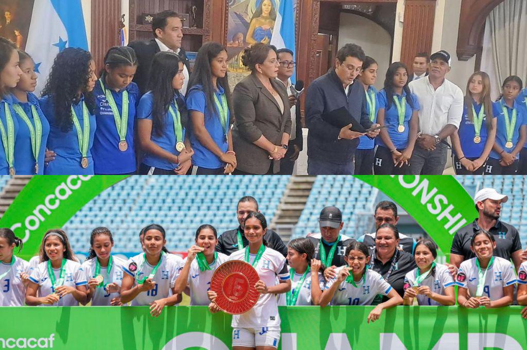 Honduras regalará una casa a cada jugadora de la selección femenina de fútbol Sub-15, campeona de la Concacaf