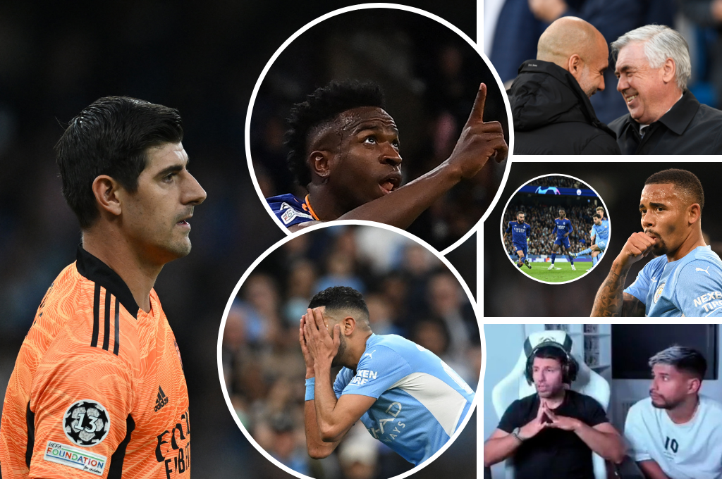 La bronca de Pep Guardiola, novatada de Camavinga y Vinicius humilla a dos brasileños en el Manchester City - Real Madrid