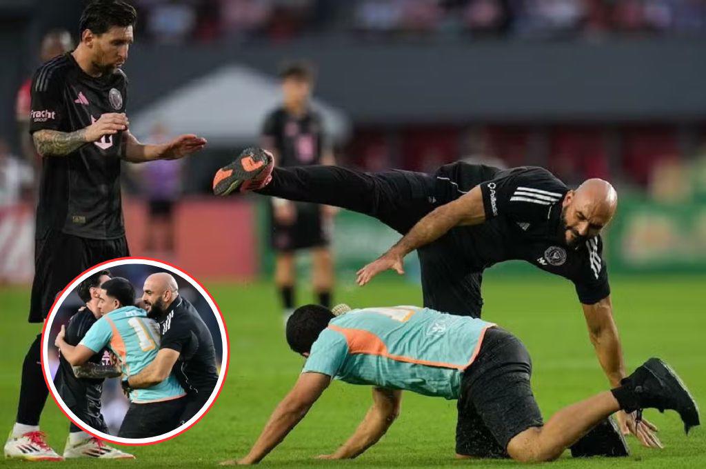 Salió caro abrazar a Messi: esta es la multa que pagó el hincha que ‘humilló’ al guardaespaldas de Leo en Panamá