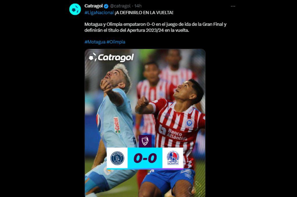 “Pudo terminar el invicto” “los azules fueron superiores”: así reaccionó la prensa tras el empate entre Motagua y Olimpia