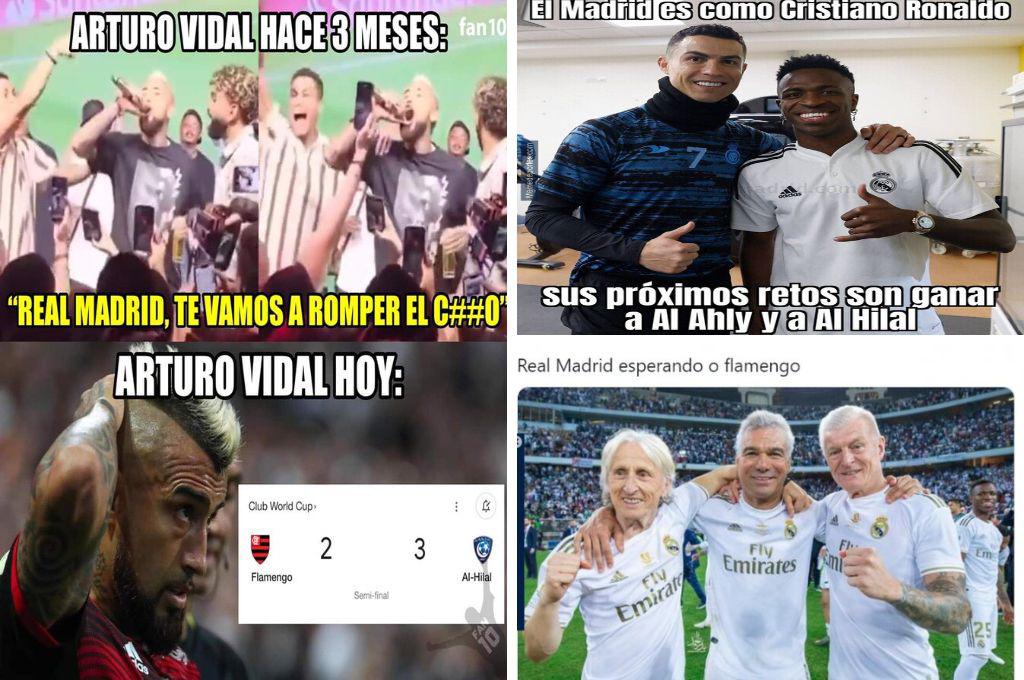 Real Madrid clasifica a la final del Mundial de Clubes y los memes destrozan a Arturo Vidal y Flamengo