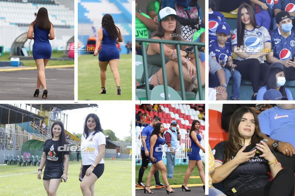 ¡El Nacional quedó impactado! Despliegue de hermosas chicas en los estadios de Honduras por la fecha 10