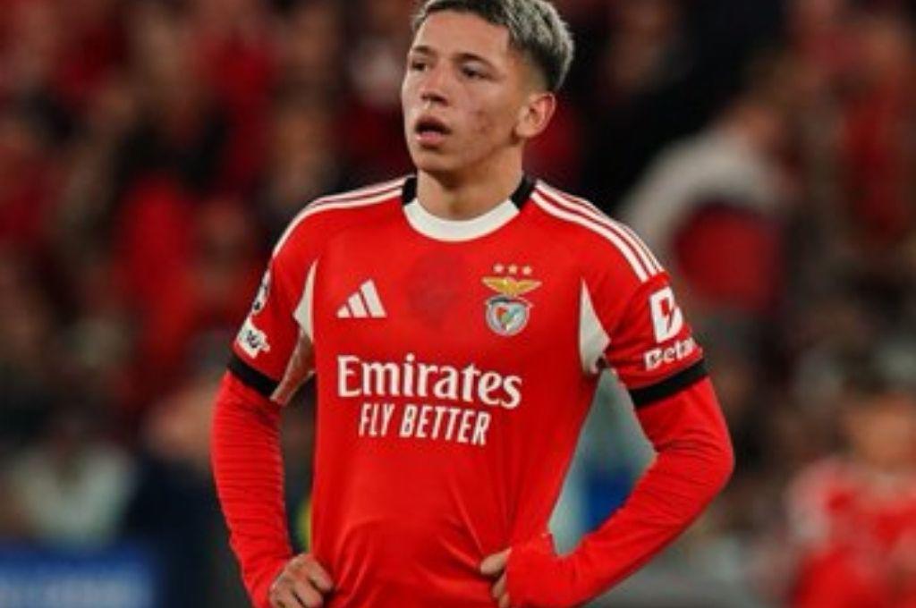 Prestianni comete nuevo error en redes tras criticar a compañero por Vinicius y lo borra: Bebé llorón y mentiroso