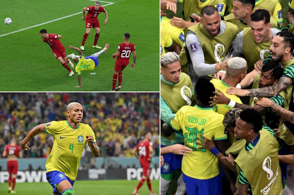 ¡Con una tijereta infernal! Brasil derrotó a Serbia en su debut del Mundial Qatar 2022 gracias al doblete de Richarlison